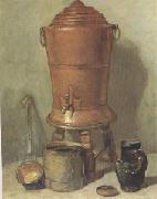 Jean Baptiste Simeon Chardin The Copper Urn (mk05) Sweden oil painting reproduction